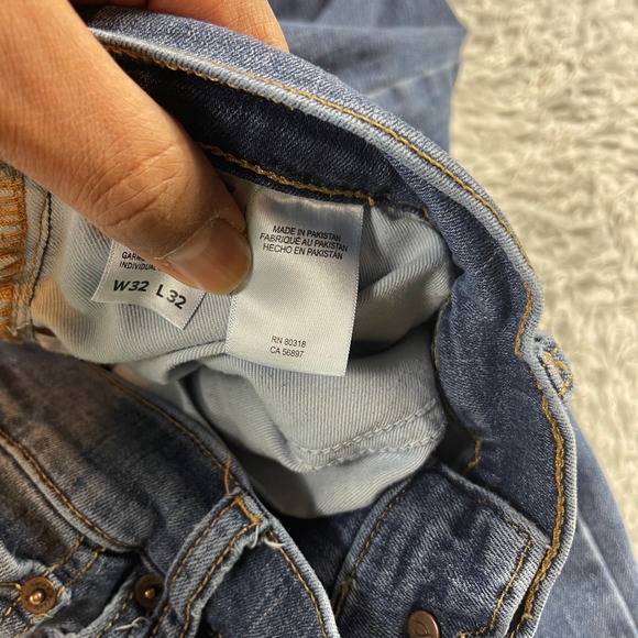 Lucky Brand 412 Athletic Slim Jeans Medium Wash Men's W32 L32 - Picture 5 of 14